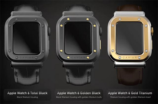 全球最貴的Apple Watch 6!黃金表殼，鑲滿鉆石